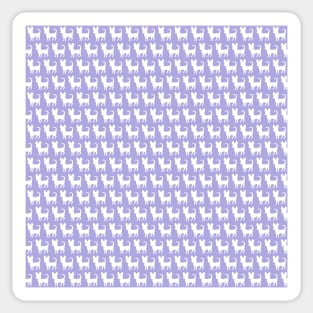 Chihuahua silhouette print (mini) lilac 2 Sticker